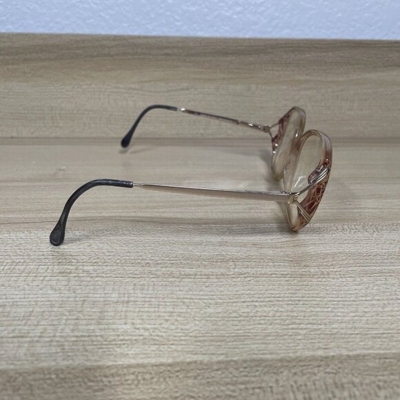 Luxottica Fran 130 Reading Sunglasses Eyeglasses Frames Only Brown Mist - Picture 3 of 7